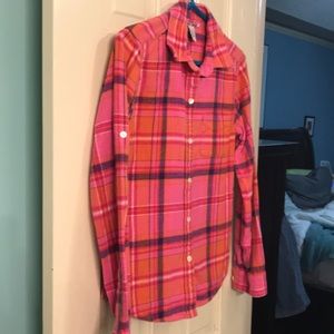 Hot Pink Lucky Brand Flannel